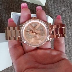 MK Ritz Three hand watch